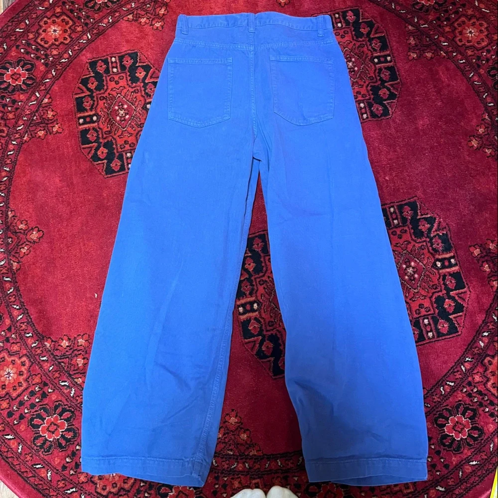 ASOS genderless wide leg blue denim